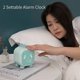 thumbnail image 3 of Digital Alarm Clock for Bedroom, Night Light for Kids, with Thermometer, Dual Alarm, Voice Control, Dinosaur al, 3 of 5