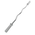 wirlsweal Carbon Steel Barbell Bar, Bench Press Bar, 4FT Curved Rod