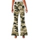 thumbnail image 4 of Pantalones largos con estampado de camuflaje para niñas, forro polar cálido, leggings casuales ligeramente acampanados, traje para niñas de 5 a 16 años., 4 of 6