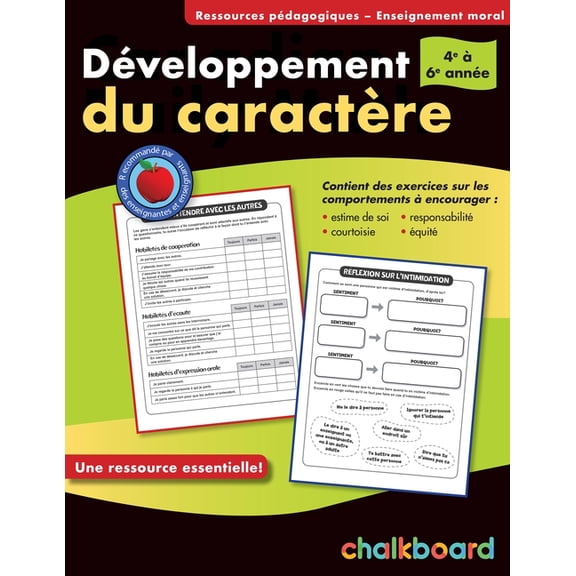 Character Development: Developpement Du Caractere 4-6 (Paperback)