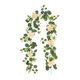 thumbnail image 1 of Guirnalda de eucalipto artificial con flores, guirnalda de vegetación floral sintética para centro de mesa de boda, fiesta, ceremonia, telón de fondo, decoración de arco, 1 of 8