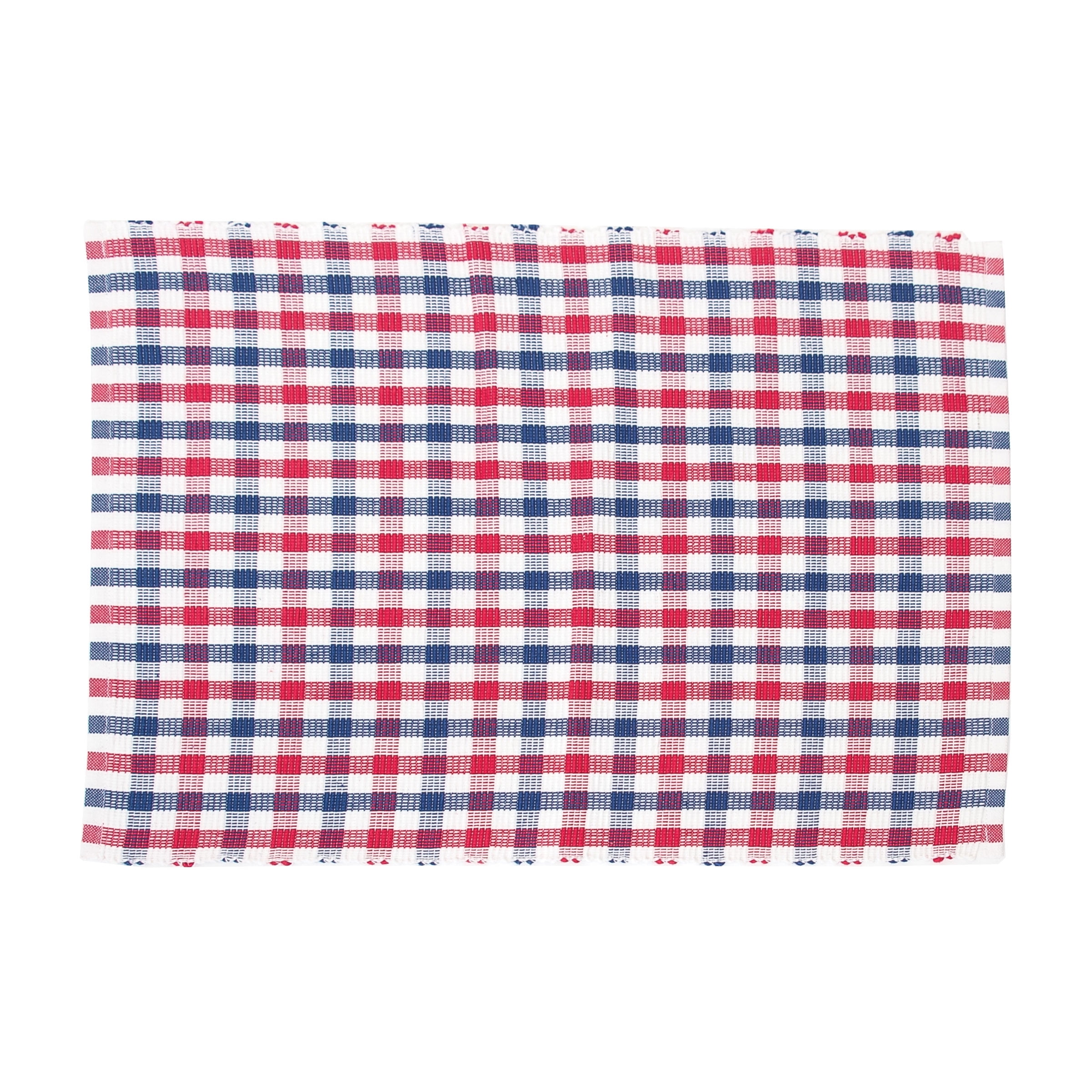 C&F Home Picnic Plaid Woven Kitchen Patriotic Red White Blue American 4th of July Memorial Labor Day Towel Kitchen Towel Picnic Red Plaid C&F Enterprises 