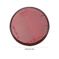 thumbnail image 2 of 8pcs Round Trailer Reflectors Restore Reflector Warning Sign Trailer Accessories, 2 of 8