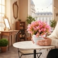 thumbnail image 4 of Clearance Artificial flowers under $1,Artificial Potted Plants Plastic Greenery In Pots Small Topiary Shrubs For Centerpiece Desk Room House Decor Decoration, 4 of 5