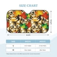thumbnail image 2 of Kdxio Kittens With Maple Leaves Print Windshield Sun Shade, Foldable Sun Blocker for Car,Truck,SUV Automotive Interior Sun Protection,Reflective Shade for Front Windshield(Small), 2 of 6