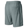 thumbnail image 4 of Zimjoy Mens Corduroy Shorts Casual Elastic Waist Drawstring Summer Beach Shorts Cyan M, 4 of 5