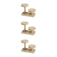 thumbnail image 4 of Maytalsory 1/2/3/5 Rustic Wooden Display Risers Functional Storage Stand for Jewelry Figurines Glasses Style A 3PCS, 4 of 6