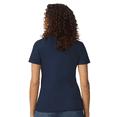 thumbnail image 4 of Gildan Short Sleeve T-Shirt for Women, Softstyle Midweight Crewneck Classic Tee, Navy, Size-L, 4 of 4