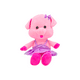 thumbnail image 1 of Peluche Puerquita Bailarina Tu-Tú Morado Importadora La Merced Tela Ultra Suave Relleno Ligero, 1 of 5