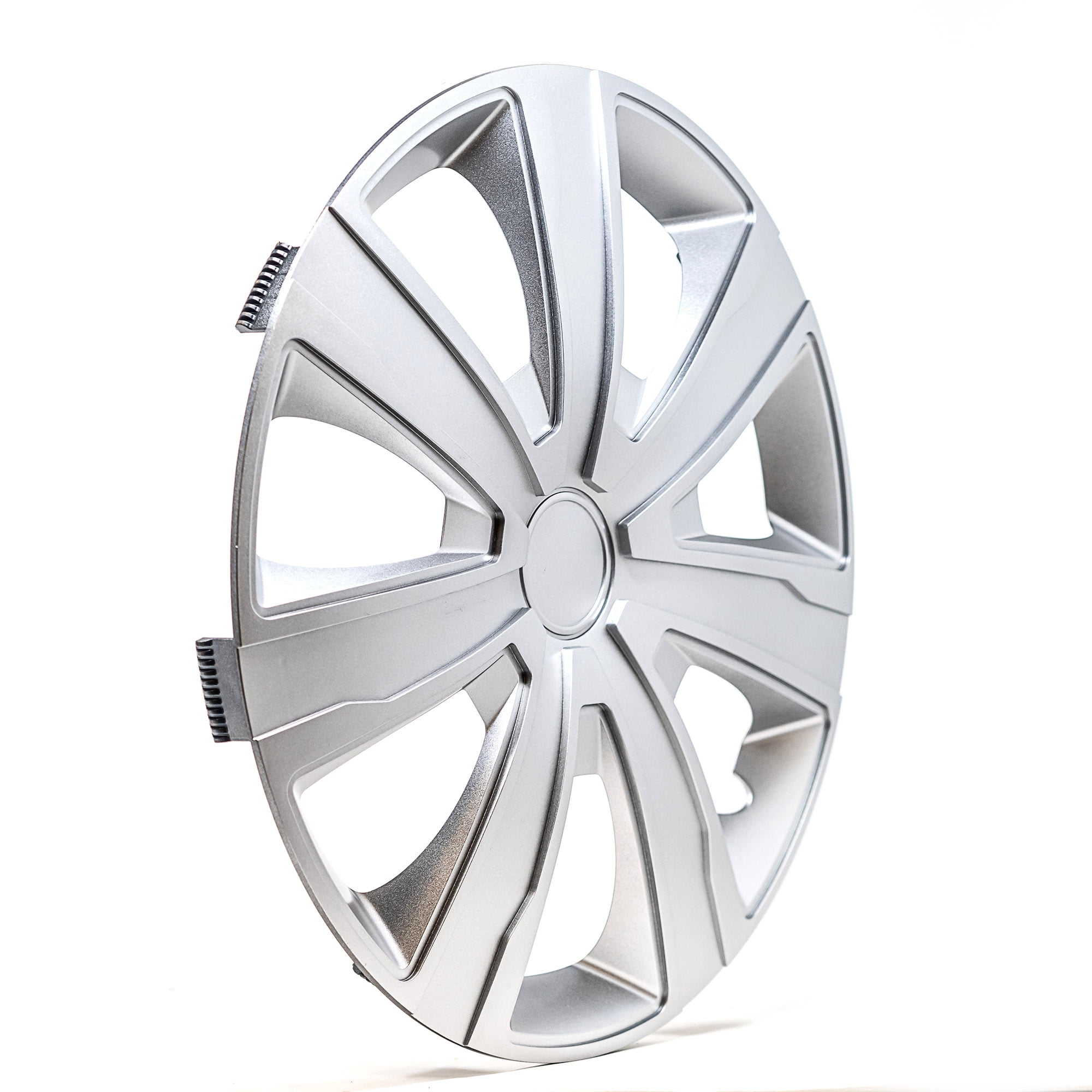 Alpena 16" Tenzo Wheel Covers, Silver, Set of 4, Model 58375, Fits Most Steel Wheels
