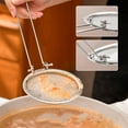 thumbnail image 1 of Stainless Steel Strainer Skimmer Spoon Kitchen Tool for Cooking Frying and Serving, Silver, 1 of 7
