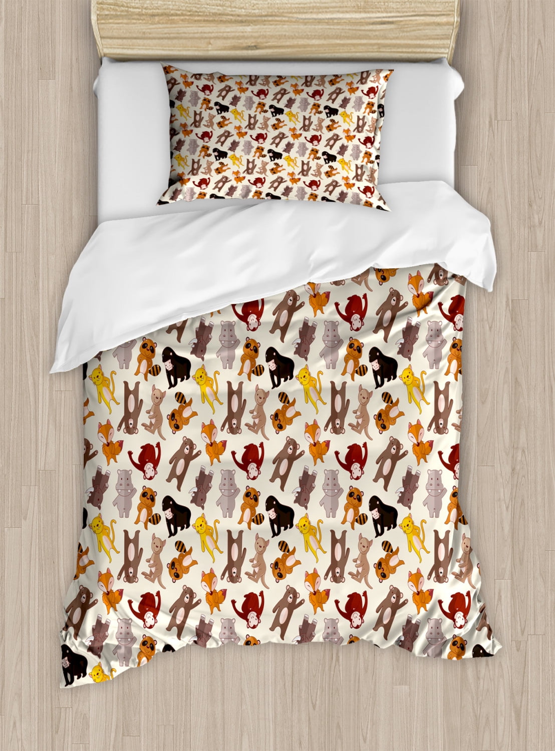 jungle animal duvet cover