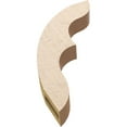 thumbnail image 6 of Ekena Millwork 3"W x 18"D x 24"H Ozark Rough Cedar Woodgrain TimberThane Knee Brace, Primed, 6 of 6