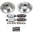 thumbnail image 3 of PowerStop Rear Z26 Street Warrior Carbon-Fiber Ceramic Brake Pad and Drilled and Slotted Rotor Kit Fits: LEXUS Select Models K1072-26, 3 of 9