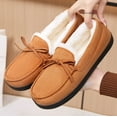 thumbnail image 6 of Women Moccasin Slippers Memory Foam Indoor & Outdoor House Slippers Cozy Bedroom Shoes, 6 of 9