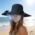 thumbnail image 4 of Yeciiwht Solar Powered Fan Hat Solar USB Charging Fan Hat with Cooling Arm Sleeves - Dual-Power Outdoor Cap for Hiking Fishing Sun Protection, 4 of 6