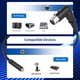 thumbnail image 2 of Cable XLR de 1/8 A Ángulo Recto, Cable Adaptador de Audio Balanceado de Miniconector Estéreo Hembra de 3,5 mm A XLR B, 2 of 5