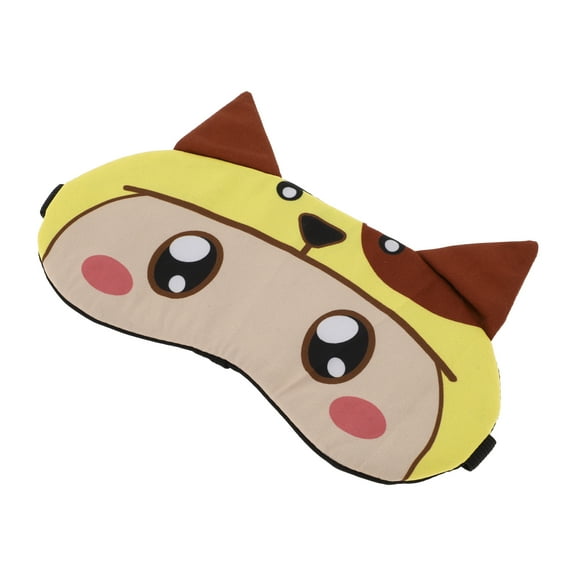Unique Bargains 1 Pc Yellow Cartoon Chicken Eyes Sleep Mask Soft Eye Shade Cover for Rest for Travel