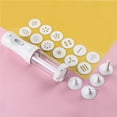 thumbnail image 3 of VONKY Cookie Maker Kit Electric Cookie Decorating Tool with 12 Discs and 4 Icing Tips, 3 of 6