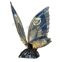 Meyda Tiffany 48017 Butterfly Wings Tiffany 1 Light Accent Table Lamp - Tiffany Glass