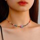 thumbnail image 4 of 2022 Boho Color caramelo cuentas collar clavícula hecho a mano mujeres encanto joyería regalo, juego de 6 piezas de diferentes estilos ER, 4 of 6