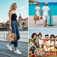 thumbnail image 7 of Flower Lunch Bag for Women Men Reusable Insulated Lunch Bags, Leakproof Cooler Food Lunch Tote Bag, Large Capacity Lunch Box for Work School Travel Picnic, 7 of 7