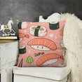 thumbnail image 2 of SHANXI Food Pattern , Corduroy Pillow Cover Cushion Case for Bed Couch Sofa Farmhouse Decorative 12x12in, 2 of 5