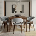 thumbnail image 3 of Simpli Home Wilson 60 inch x 36 inch Rectangle Transitional Dining Table in Walnut Veneer, 3 of 12