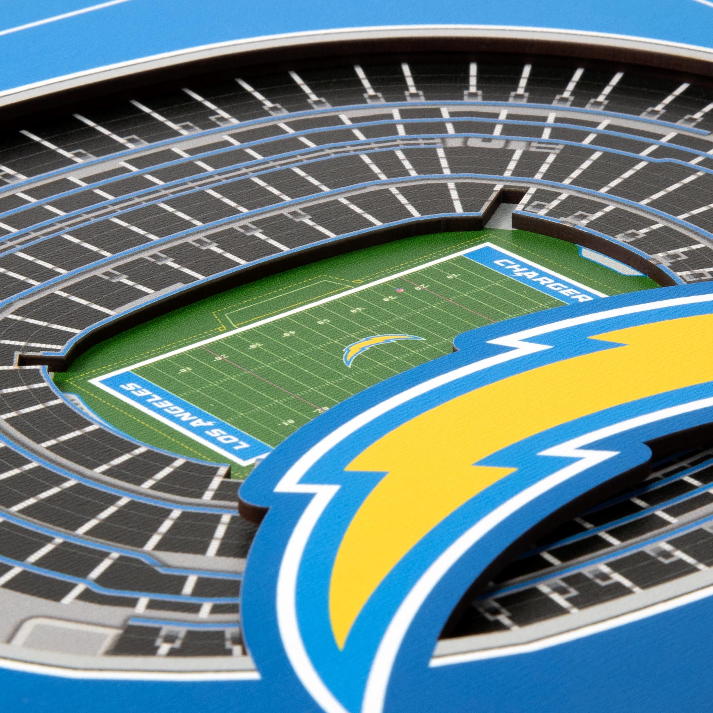 YouTheFan NFL Los Angeles Chargers Stadium Series 3D Wall Art