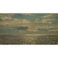 thumbnail image 2 of Amaldus Nielsen 14x10 Black Ornate Wood Framed Double Matted Museum Art Print Titled: Cloudy Weather (1889), 2 of 5