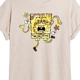 thumbnail image 3 of SpongeBob SquarePants - Tie Dye Spongebob - Juniors Ideal Flowy Muscle T-Shirt, 3 of 6