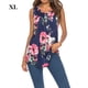 thumbnail image 1 of Minnieouse Camiseta de mujer Blusa de manga corta con cuello Top con estampado casual Vestidos rosa azul XL Minnieouse AP001800-17, 1 of 5