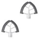 thumbnail image 4 of Bearachild Batidores planos con cabezal inclinable, batidora profesional, accesorio de paleta, repuesto de utensilios de cocina para Como se muestra 2piezas, 4 of 6