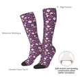 thumbnail image 4 of Naloa Cute Squirrel Floral Thigh High Socks Extra Long Stretchy Sock Women Over Knee High Opaque Stocking Daily Wear, 4 of 6