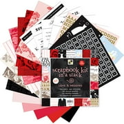 DELETE Die Cuts With A View 8X8 Scrapbook Kit In A Stack, Love & Wedding