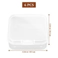 thumbnail image 2 of unbranded 6Ud Caja Transparente De Almacenamiento Para Joyería Y Organizador De Postizas, 2 of 8