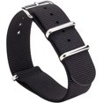 thumbnail image 2 of Nato Strap Premium Ballistic Unisex Nylon Watch Strap 18mm, 2 of 7
