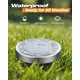 thumbnail image 4 of Luz Solar de Disco para Suelo BTFarm 4 Paquetes 8 LED IP65 Impermeable, 4 of 7