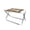 01-Brown, variant on Elevated Pet Grooming Bed - Folding Stainless Steel Frame Bathing Rack with Mesh Top for Small Dogs and Cats