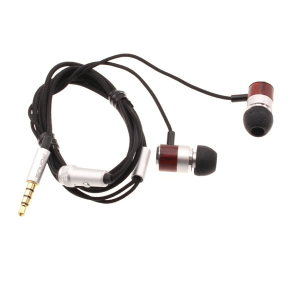 Wired Earphones for OnePlus Nord N200 5G/N20 5G/N100/N10 5G Phones - Hi-Fi Sound Headphones Handsfree Mic Headset Wooden Earbuds In-ear Earpieces for Nord N200 5G/N20 5G/N100/N10 5G Models