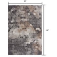 thumbnail image 2 of 8â€™ x 11â€™ Beige Cobblestone Pattern Area Rug, 2 of 9