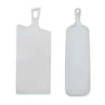 JeashCHAT Silicone Cup Mat Resin Casting Mold Epoxy Fruit Tray Plate Mould Craft Tool 2PCS