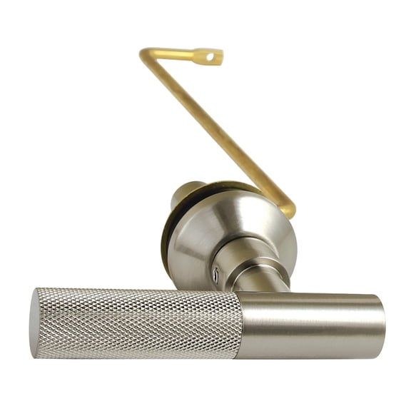 Kingston Brass KTKNLS8 Convergent Side Mount Toilet Tank Lever with Knurled Handle in Brushed Nickel