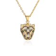thumbnail image 3 of Pendant Leopard Head Pendant Necklace JFHHH pequeña, 3 of 3