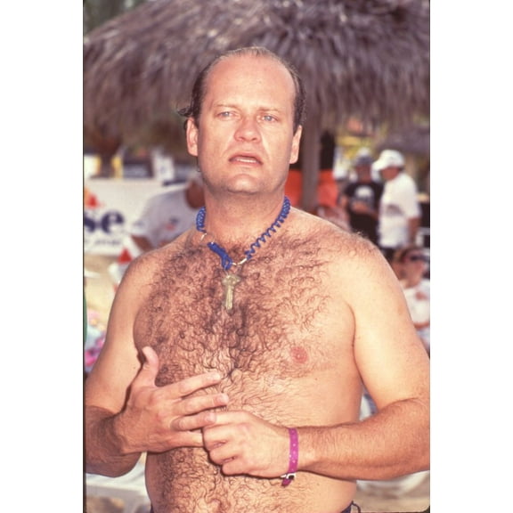 Kelsey Grammer Shirtless With Keychain Around Neck Photo Print (8 x 10) - Item # CPA1321