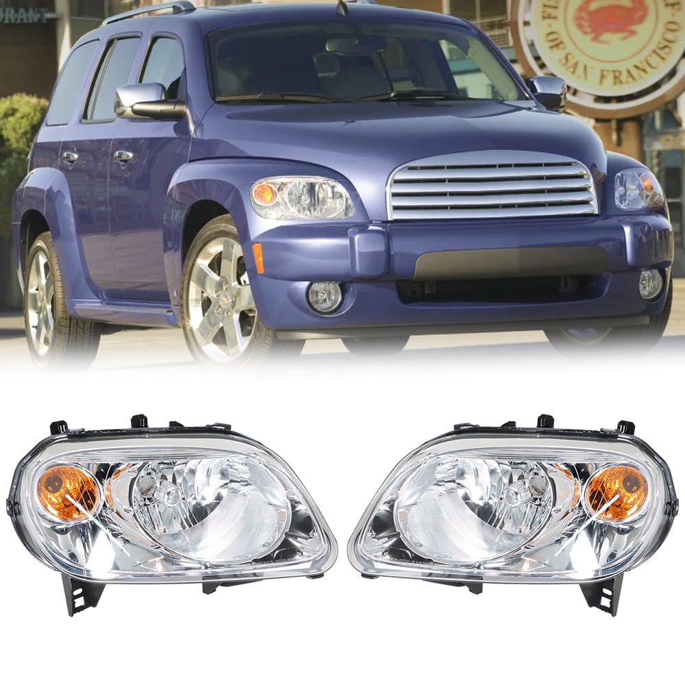labwork Replacement for Chevrolet HHR 20062011 Headlamps Chrome