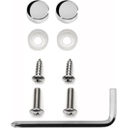 LFPartS Slim Style Polished Stainless Steel License Plate Frame Mirror Finish 2 Holes