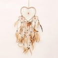 thumbnail image 6 of Handmade Heart Feather Dream Catching Wind Chimes Girls Room Bedroom Hanging Decoration Crafts Home Decoration Ornaments, 6 of 6
