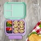 thumbnail image 3 of Lonchera para niña tipo bento box, lunch box con 3 divisiones, sellado hermetico, anti fugaz, (Sirena), 3 of 7