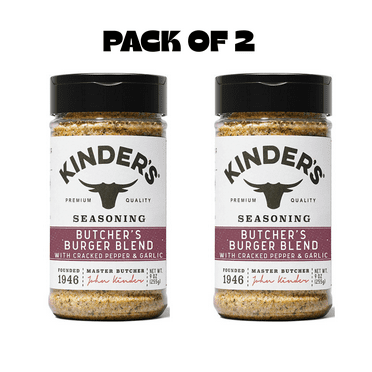 Kinder's Butcher's Burger Blend Seasoning, 9 oz.2PK